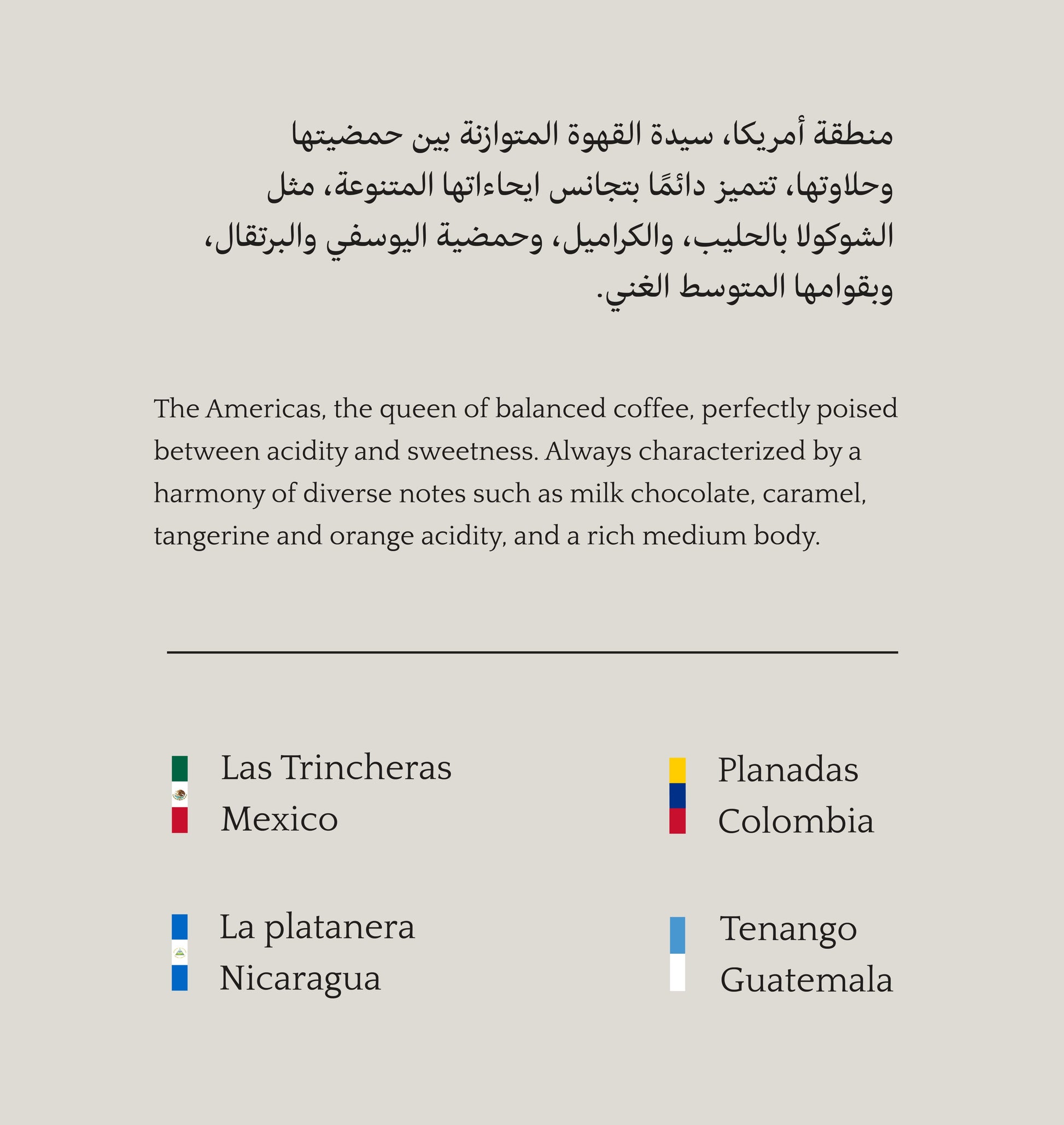 Latin American Collection | المجموعة اللاتينية - Mono Roastery