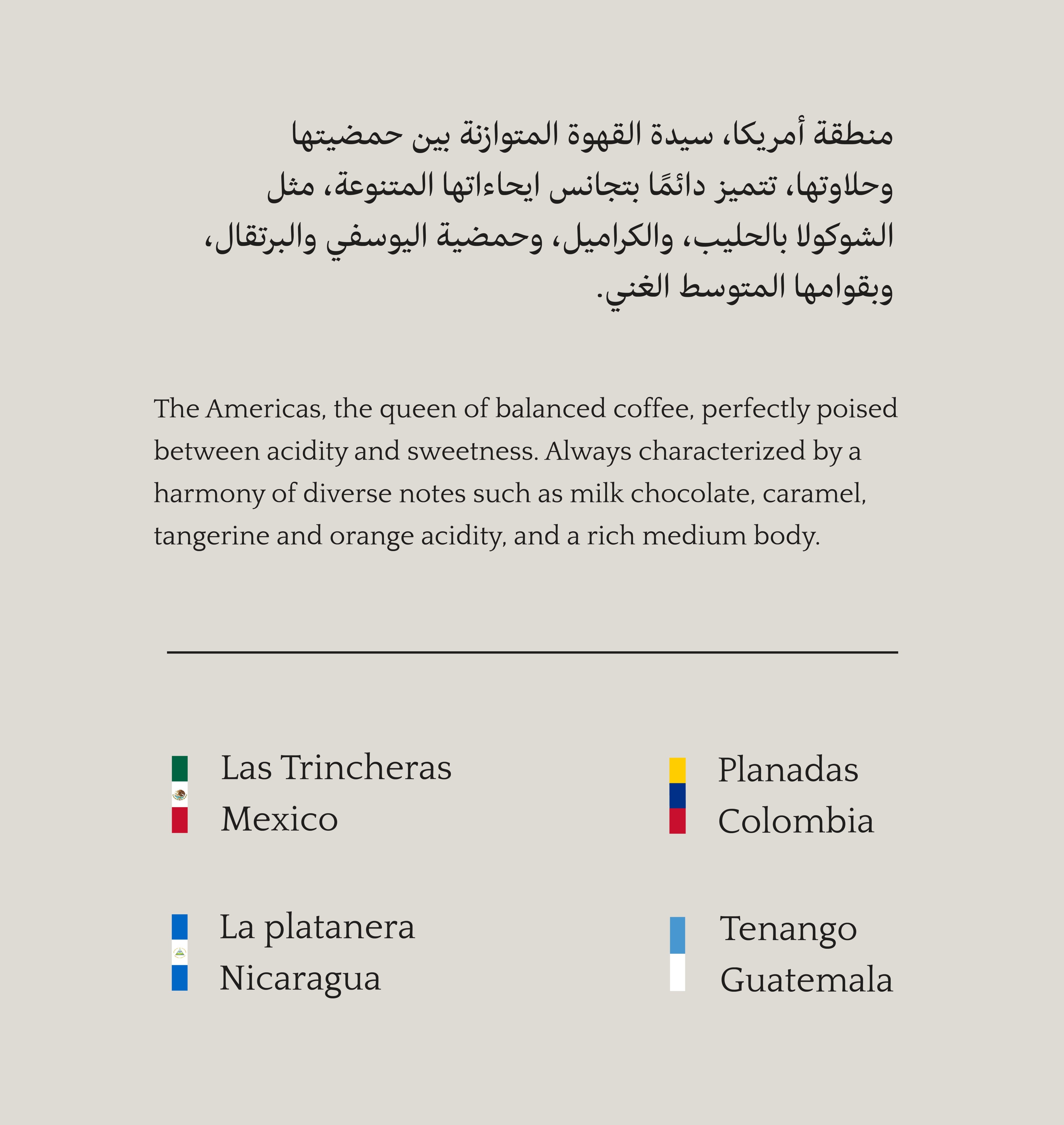 Latin American Collection | المجموعة اللاتينية - Mono Roastery